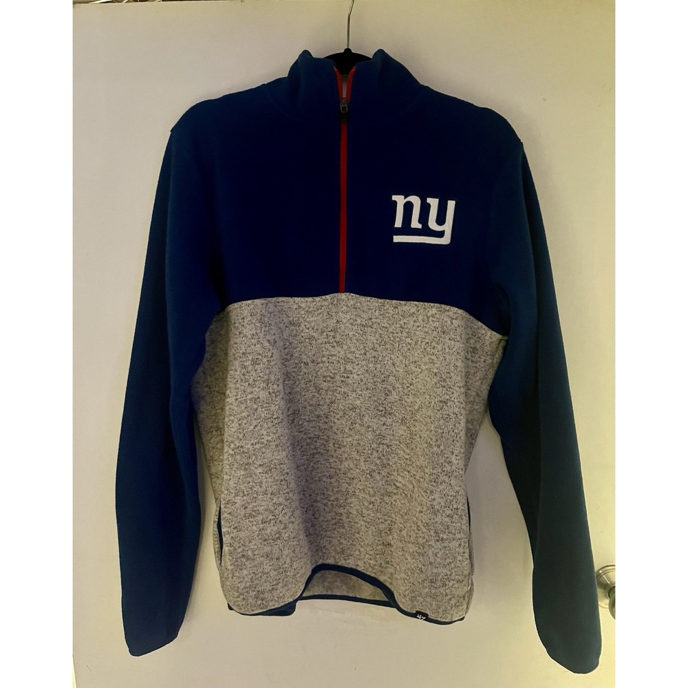 New York Giants 47 fleece jacket, three quarter zip #NFL #NYGiants #47